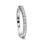 Prescision Set 18K White Gold Nine Diamond Band 621528W