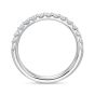Prescision Set 18K White Gold Comfort Fit 15 Diamond Band 627328W