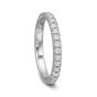 Prescision Set 18K White Gold New Aire 15 Diamond Band 629418W