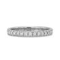 Prescision Set 18K White Gold New Aire 15 Diamond Band 629418W