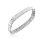 Roberto Coin Princess Small Fleur De Lis Diamond Bangle in 18K White Gold