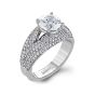 Simon G Modern Engagement Ring from the Garden Collection