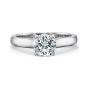 Prescision Set 18K White Gold Solitaire Engagement Ring Setting 720318W