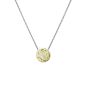 Charles Krypell Two Tone Round Ivy Lace Pendant 4-6971-ILSG