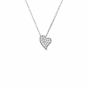Roberto Coin Diamond Curved Heart Pendant