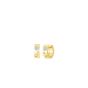 Roberto Coin Yellow Gold Diamond Small Hoop Earrings 8882504AJERX