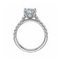 Precision Set Classic Collection 18K White Gold Diamond Semi-Mount