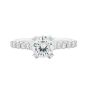 Christopher Designs Crisscut Round Diamond Engagement Ring G52ENG-RD100