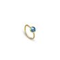 Marco Bicego Jaipur Color Yellow Gold Blue Topaz Ring AB471 TP01 Y 02