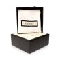 Gucci Garden Sterling Silver Tiger Head & Green Accent Band Ring