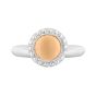 Charles Krypell Sterling Silver Round Fire Fly Ring 3-6970-FFSP