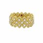 Roberto Coin New Barocco Three Row Diamond Band