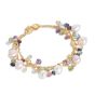Marco Bicego 18K Yellow Gold Mixed Stone Double Strand Bracelet - 7.25 inches