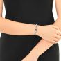 John Hardy Classic Chain Silver 6.5MM Bracelet With Black Sapphire Clasp