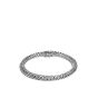 John Hardy Women's Tiga Classic Chain 6.5mm Chain Sterling Silver with Black Sapphire Pusher Clasp Bracelet BBS905034BLS