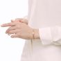 John Hardy Women's Dot 18K Yellow Gold & Diamond Pave Slim Pusher Clasp Bracelet BGX39102DIX