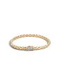 John Hardy Women's Dot 18K Yellow Gold & Diamond Pave Slim Pusher Clasp Bracelet BGX39102DIX