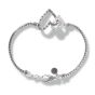 John Hardy Sterling Manah Diamond Pave Bracelet - Medium