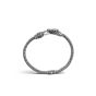 John Hardy Legends Naga Silver and 18K Gold 5MM Station Bracelet