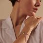 John Hardy Classic Chain Silver and Hammered Gold Pull Through Bracelet