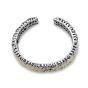 Charles Krypell Silver Gold Scroll Cuff Bracelet 56610SG