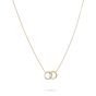 Marco Bicego Delcati 18K Yellow Gold & Diamond Circle Link Pendant CB1803 B YW Q6