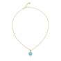 Marco Bicego Africa Boules 18K Yellow Gold and Turquoise Pendant CB2493 TU Y 02 full view