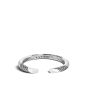 John Hardy Classic Chain 6.5MM Hammered Silver Kick Cuff