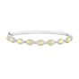 Charles Krypell Two Tone Nine Station Bracelet