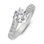 Simon G Classic Romance Engagement Ring