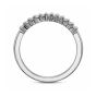 Precision Set Classic Collection 14K White Gold 11 Diamond Shared Prong Wedding Band 