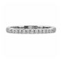 Precision Set Classic Collection 14K White Gold 11 Diamond Shared Prong Wedding Band 