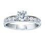 James Free Jewelers Ten Round Diamond Channel Set Engagement Ring Setting