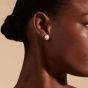 John Hardy Classic Chain Silver Stud Earring with 10MM Pearl