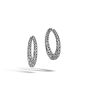John Hardy Classic Chain Silver Small Graduated Hinged Earrings EB93298