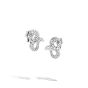 John Hardy Legends Naga Stud Earrings in Silver