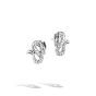 John Hardy Legends Naga Stud Earrings in Silver