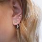 EF Collection Yellow Gold Diamond Star Stud Earring EF-60507-L