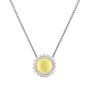 Charles Krypell Sterling Silver Round Fire Fly Pendant 4-6970-FFSG