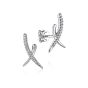 Gabriel & Co. 14K White Gold Diamond X Stud Earrings EG13413W45JJ