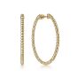 Gabriel & Co. 14K Yellow Gold 40mm Bujukan Classic Hoop Earrings EG13930Y4JJJ
