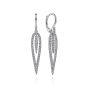 Gabriel & Co. 14K White Gold Diamond Teardrop Earrings with Center Drops EG13943W45JJ