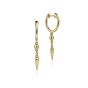 Gabriel & Co. 14K Yellow Gold Bujukan Huggie Drop Spike Earrings EG14740Y4JJJ