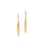 John Hardy Classic Chain Spear 18K Yellow Gold & Diamond Pave Drop Earrings EGX905592DI