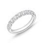 Memoire Odessa Shared Prong 1.02ctw Diamond 18K White Gold Wedding Band EROD207