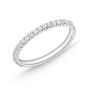 Memoire Odessa Diamond 18K White Gold Eternity Wedding Band EROD216