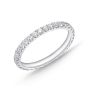 Memoire Odessa Shared Prong 0.76ctw Diamond 18K White Gold Eternity Band EROD227