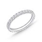 Memoire Odessa Shared Prong 1.06ctw Diamond 18K White Gold Eternity Band EROD236