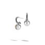 John Hardy Classic Chain Hammered 18K Gold and Silver Transformable Drop Earring
