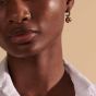 John Hardy Classic Chain Hammered 18K Gold and Silver Transformable Drop Earring